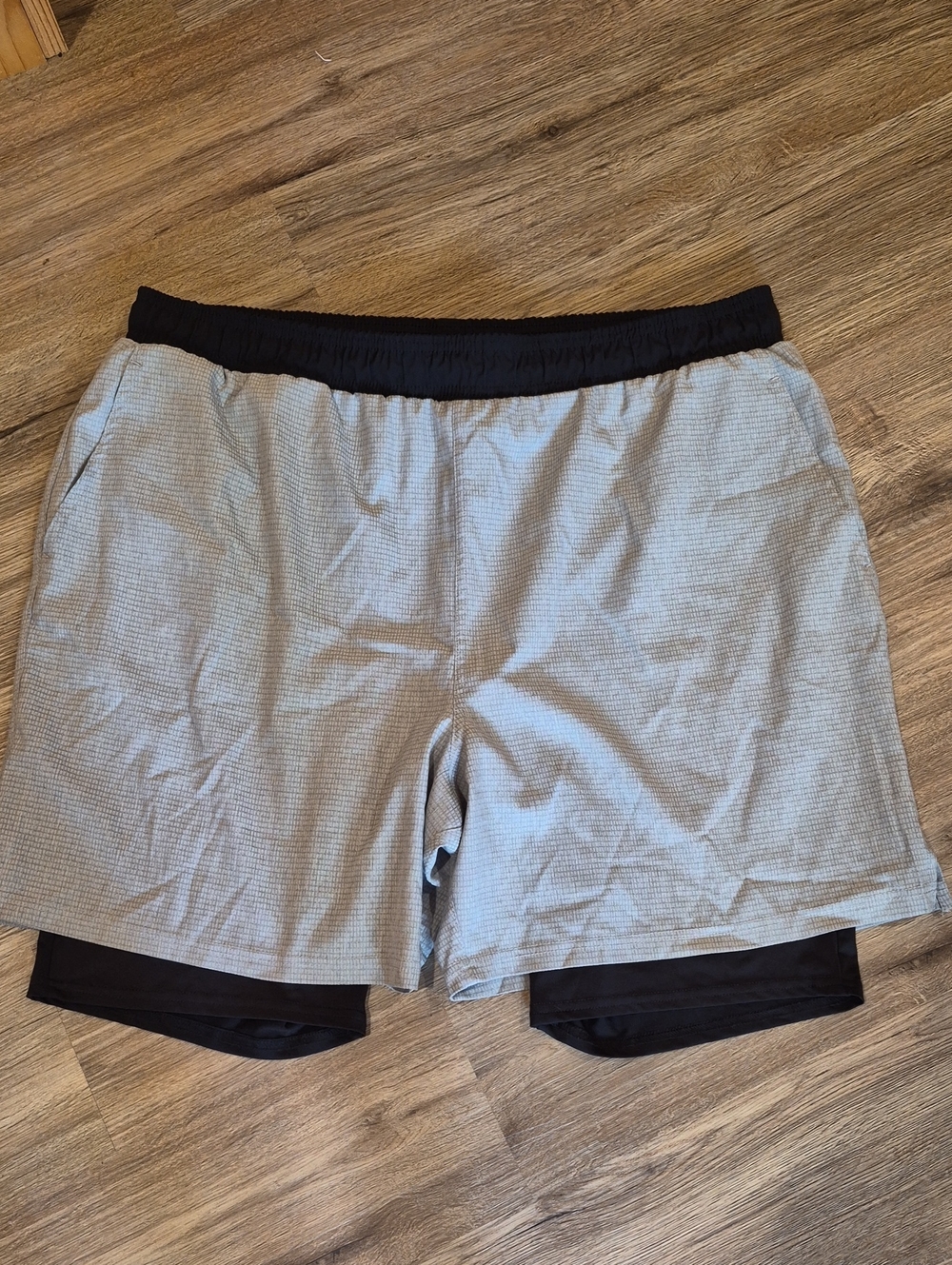 MTA Sport Gray Shorts with Black Liner